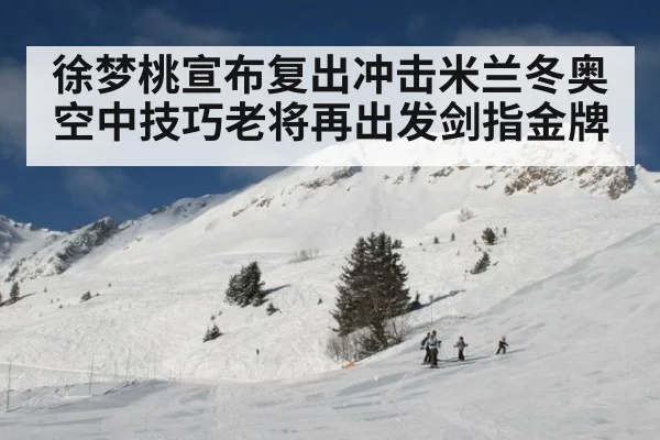 徐梦桃宣布复出冲击米兰冬奥空中技巧老将再出发剑指金牌